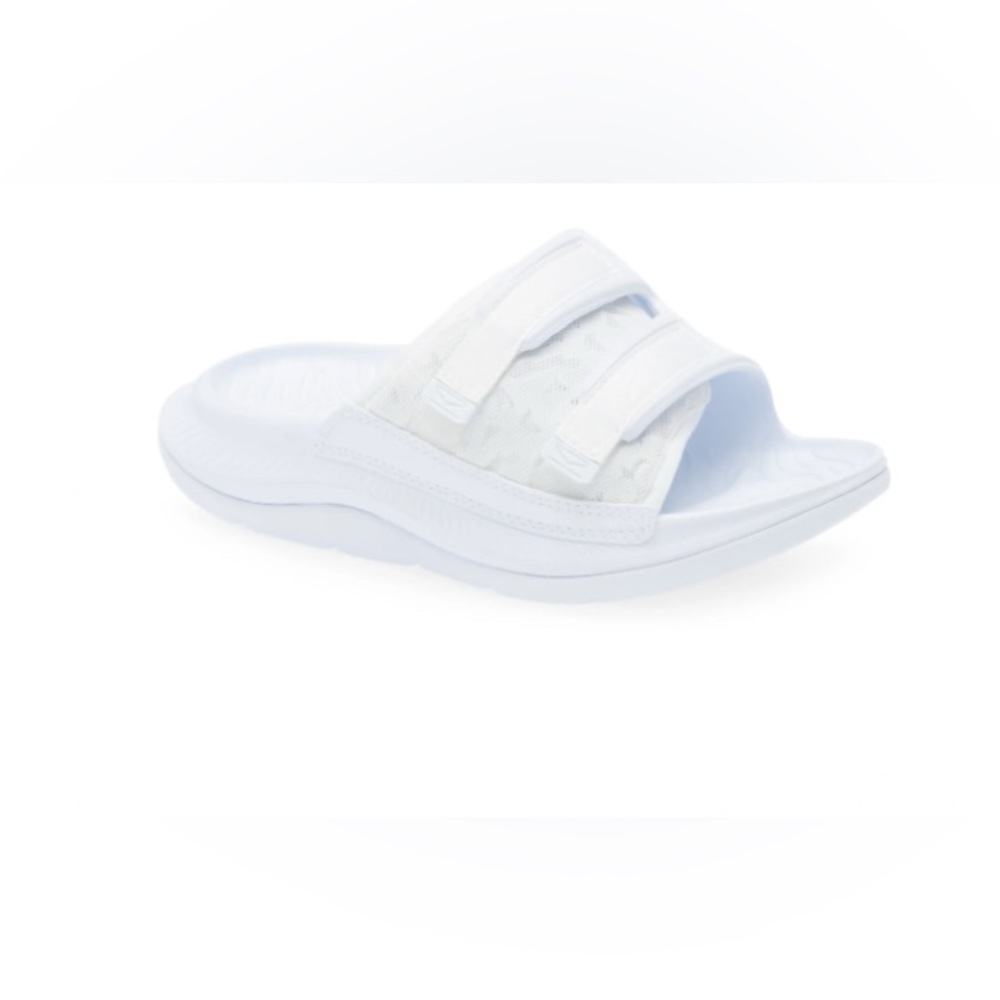HOKA Ora Luxe Recovery‎ unisex Slide sandals flip flops white men’s size 14